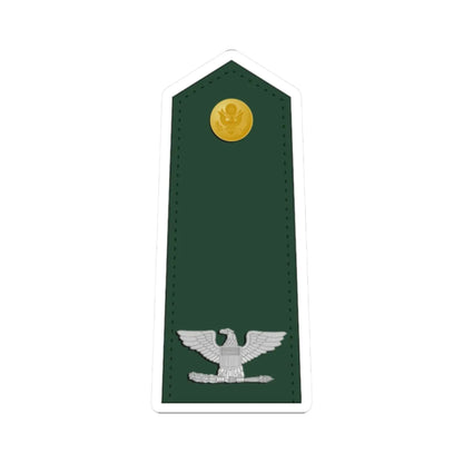 US Army O6 (United States) (Military Rank) STICKER Vinyl Kiss-Cut Decal 2 Inch White - The Sticker Space