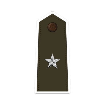 US Army O7 Army greens (United States) (Military Rank) STICKER Vinyl Kiss-Cut Decal 2 Inch White - The Sticker Space