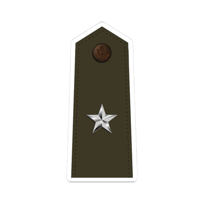 US Army O7 Army greens (United States) (Military Rank) STICKER Vinyl Kiss-Cut Decal 3 Inch White - The Sticker Space