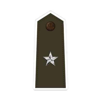 US Army O7 Army greens (United States) (Military Rank) STICKER Vinyl Kiss-Cut Decal - The Sticker Space