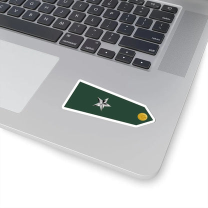 US Army O7 shoulderboard rotated (United States) (Military Rank) STICKER Vinyl Kiss-Cut Decal - The Sticker Space