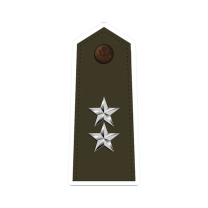 US Army O8 Army greens (United States) (Military Rank) STICKER Vinyl Kiss-Cut Decal 2 Inch White - The Sticker Space