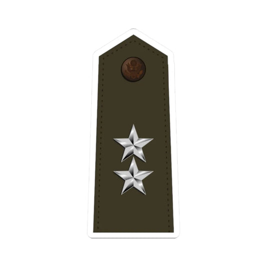 US Army O8 Army greens (United States) (Military Rank) STICKER Vinyl Kiss-Cut Decal 2 Inch White - The Sticker Space