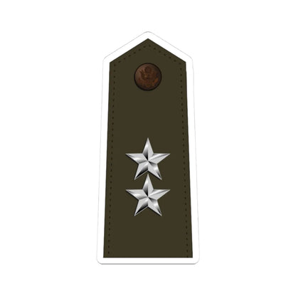 US Army O8 Army greens (United States) (Military Rank) STICKER Vinyl Kiss-Cut Decal 3 Inch White - The Sticker Space