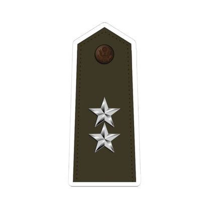 US Army O8 Army greens (United States) (Military Rank) STICKER Vinyl Kiss-Cut Decal 4 Inch White - The Sticker Space