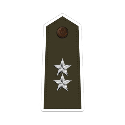 US Army O8 Army greens (United States) (Military Rank) STICKER Vinyl Kiss-Cut Decal 6 Inch White - The Sticker Space