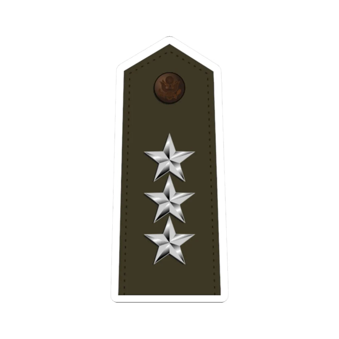 US Army O9 Army greens (United States) (Military Rank) STICKER Vinyl Kiss-Cut Decal 2 Inch White - The Sticker Space