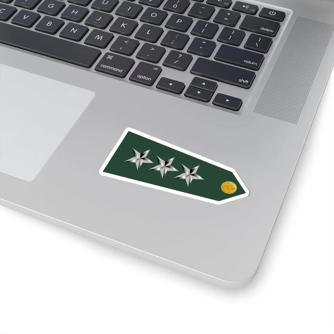 US Army O9 shoulderboard rotated (United States) (Military Rank) STICKER Vinyl Kiss-Cut Decal - The Sticker Space