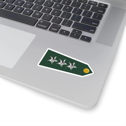 US Army O9 shoulderboard rotated (United States) (Military Rank) STICKER Vinyl Kiss-Cut Decal - The Sticker Space
