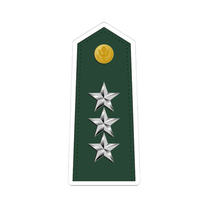 US Army O9 (United States) (Military Rank) STICKER Vinyl Kiss-Cut Decal 4 Inch White - The Sticker Space