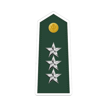 US Army O9 (United States) (Military Rank) STICKER Vinyl Kiss-Cut Decal 6 Inch White - The Sticker Space