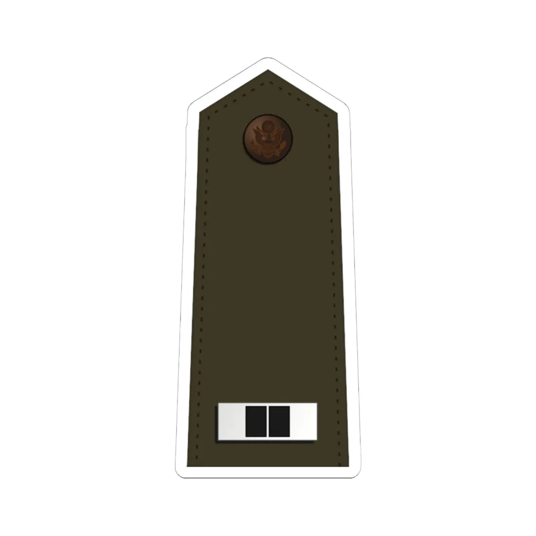 US Army W 2 2020 (United States) (Military Rank) STICKER Vinyl Kiss-Cut Decal 6 Inch White - The Sticker Space