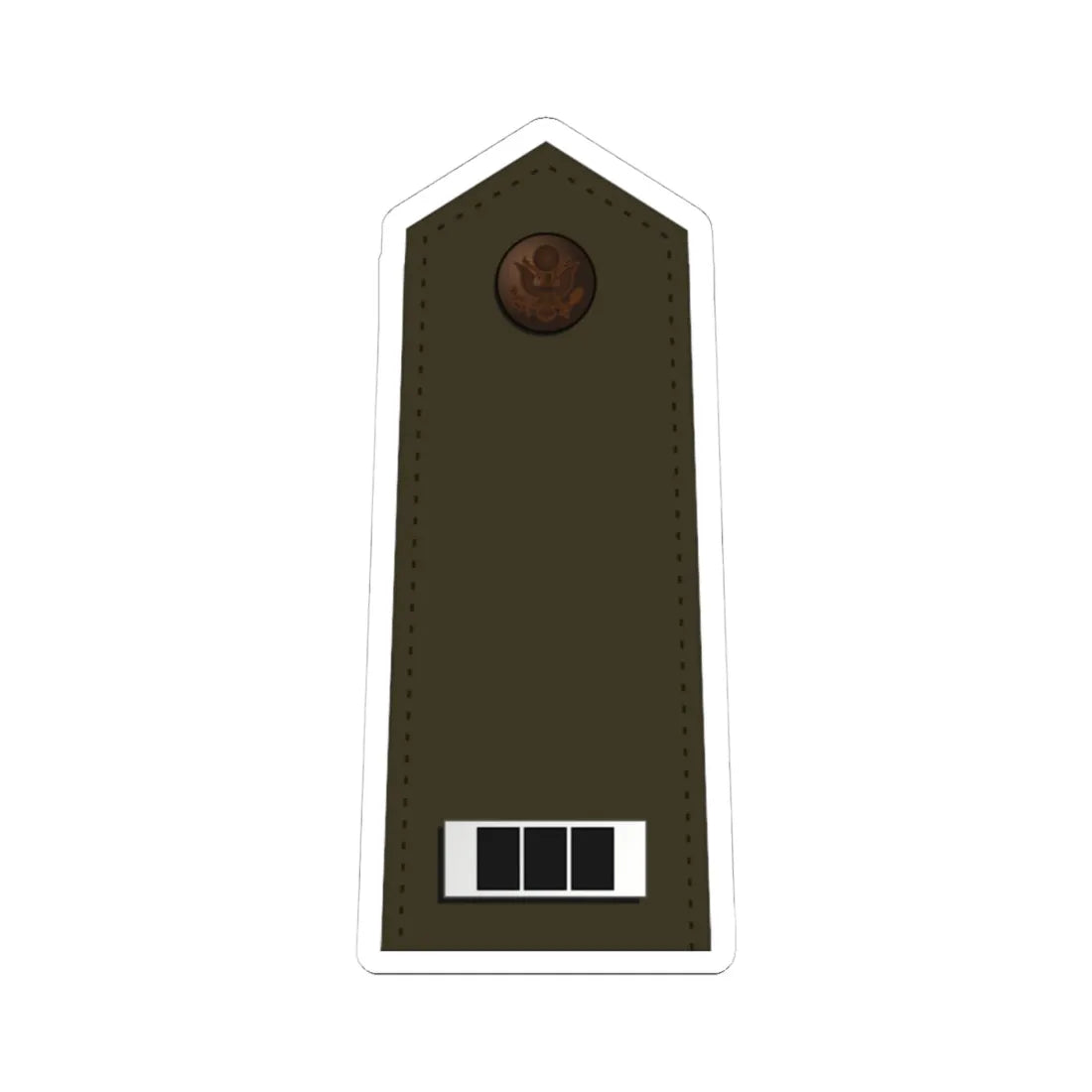 US Army W 3 2020 (United States) (Military Rank) STICKER Vinyl Kiss-Cut Decal 4 Inch White - The Sticker Space