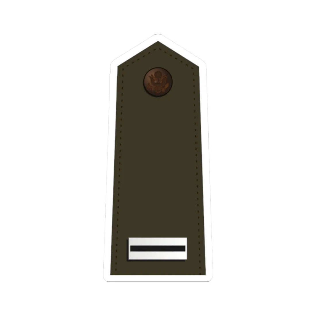 US Army W 5 2020 (United States) (Military Rank) STICKER Vinyl Kiss-Cut Decal 2 Inch White - The Sticker Space