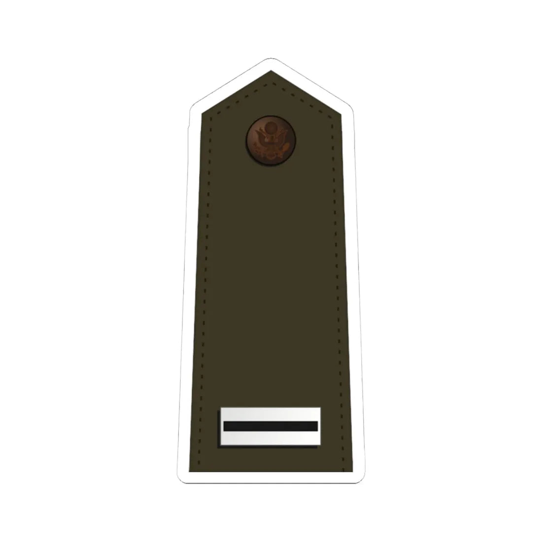 US Army W 5 2020 (United States) (Military Rank) STICKER Vinyl Kiss-Cut Decal 4 Inch White - The Sticker Space