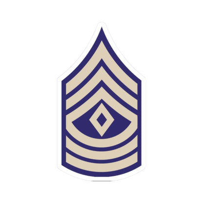 US Army WWII 1SGT (United States) (Military Rank) STICKER Vinyl Kiss-Cut Decal 2 Inch White - The Sticker Space