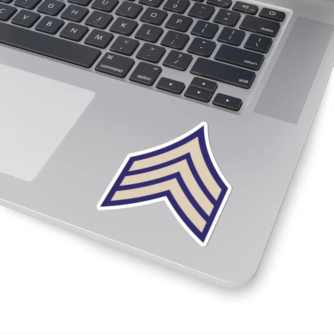 US Army WWII SGT (United States) (Military Rank) STICKER Vinyl Kiss-Cut Decal - The Sticker Space