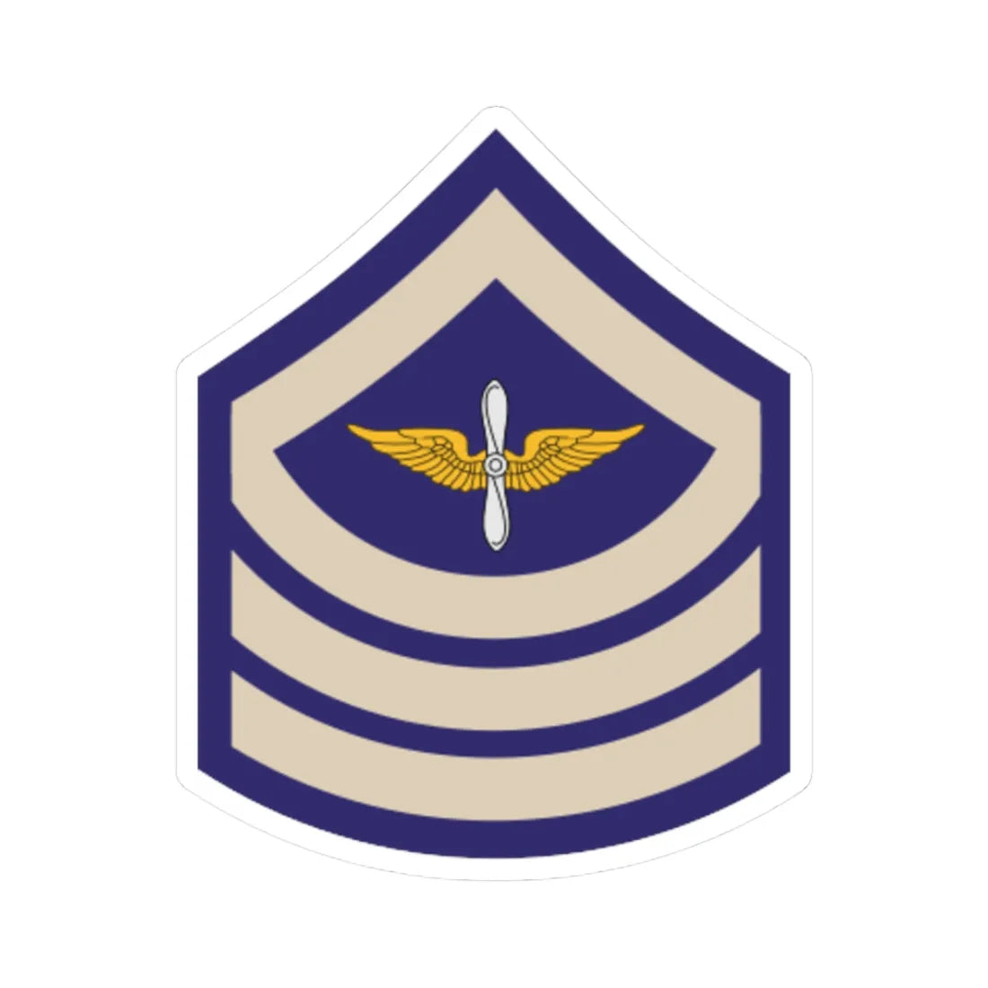 US Army WWII Specialist 4C (United States) (Military Rank) STICKER Vinyl Kiss-Cut Decal 3 Inch White - The Sticker Space