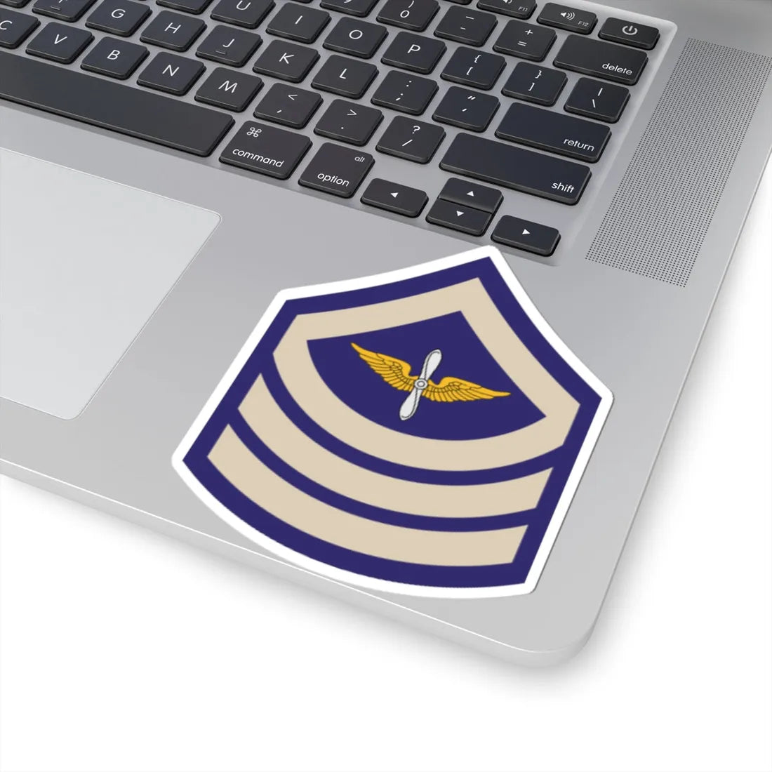 US Army WWII Specialist 4C (United States) (Military Rank) STICKER Vinyl Kiss-Cut Decal - The Sticker Space