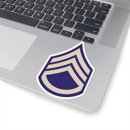 US Army WWII SSGT (United States) (Military Rank) STICKER Vinyl Kiss-Cut Decal - The Sticker Space