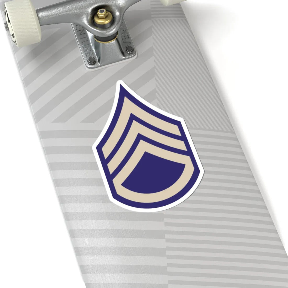 US Army WWII SSGT (United States) (Military Rank) STICKER Vinyl Kiss-Cut Decal - The Sticker Space