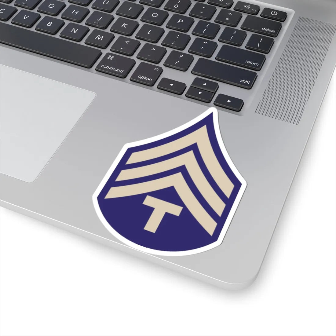 US Army WWII T4C (United States) (Military Rank) STICKER Vinyl Kiss-Cut Decal - The Sticker Space