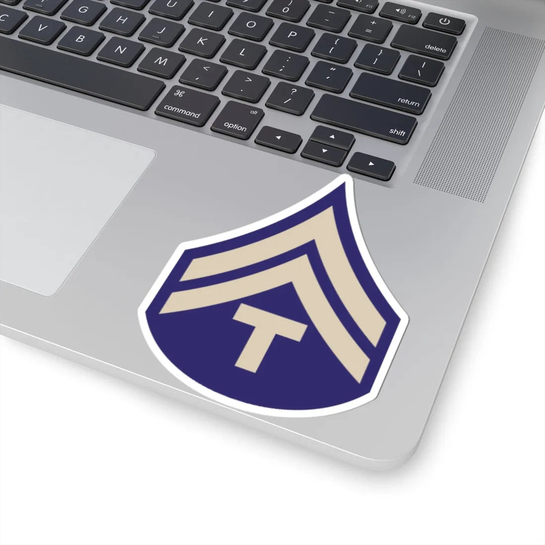 US Army WWII T5C (United States) (Military Rank) STICKER Vinyl Kiss-Cut Decal - The Sticker Space