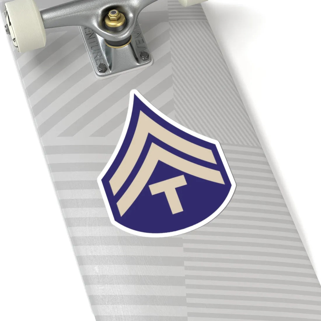 US Army WWII T5C (United States) (Military Rank) STICKER Vinyl Kiss-Cut Decal - The Sticker Space