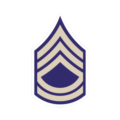US Army WWII TSGT (United States) (Military Rank) STICKER Vinyl Kiss-Cut Decal 2 Inch White - The Sticker Space