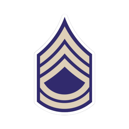 US Army WWII TSGT (United States) (Military Rank) STICKER Vinyl Kiss-Cut Decal 6 Inch White - The Sticker Space