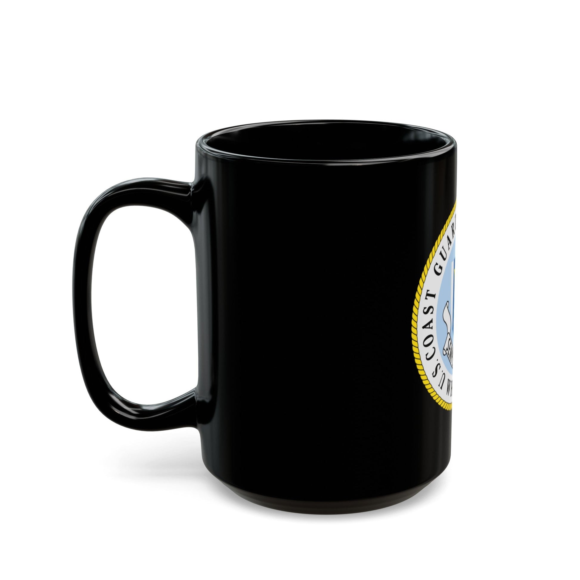 US Coast Guard Cutter Gallatin WHEC 721 (U.S. Coast Guard) Black Coffee Mug-The Sticker Space