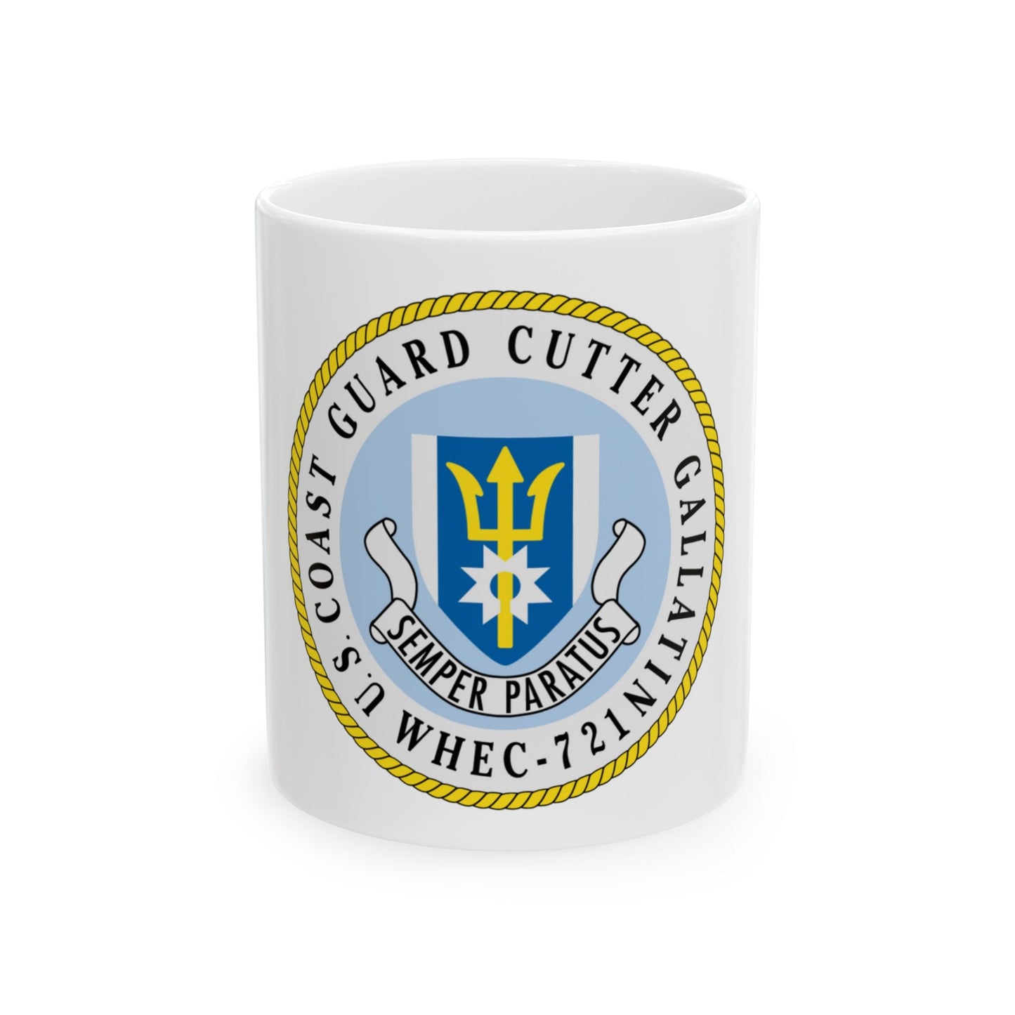 US Coast Guard Cutter Gallatin WHEC 721 (U.S. Coast Guard) White Coffee Mug