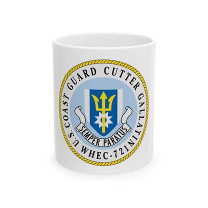 US Coast Guard Cutter Gallatin WHEC 721 (U.S. Coast Guard) White Coffee Mug