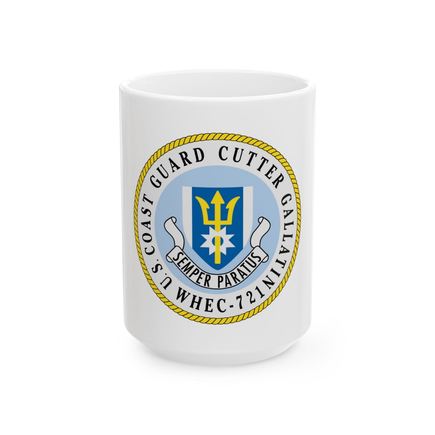 US Coast Guard Cutter Gallatin WHEC 721 (U.S. Coast Guard) White Coffee Mug