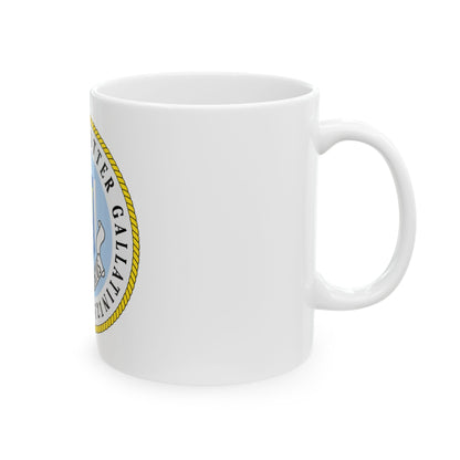 US Coast Guard Cutter Gallatin WHEC 721 (U.S. Coast Guard) White Coffee Mug