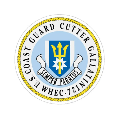 US Coast Guard Cutter Gallatin WHEC 721 (U.S. Coast Guard) STICKER Vinyl Die-Cut Decal 2 Inch - The Sticker Space