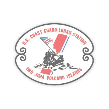 US Coast Guard Loran Station (U.S. Coast Guard) STICKER Vinyl Kiss-Cut Decal 2 Inch Transparent - The Sticker Space