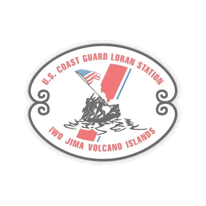 US Coast Guard Loran Station (U.S. Coast Guard) STICKER Vinyl Kiss-Cut Decal 6 Inch Transparent - The Sticker Space