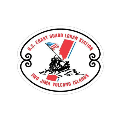 US Coast Guard Loran Station (U.S. Coast Guard) Transparent STICKER Die-Cut Vinyl Decal 6 Inch - The Sticker Space
