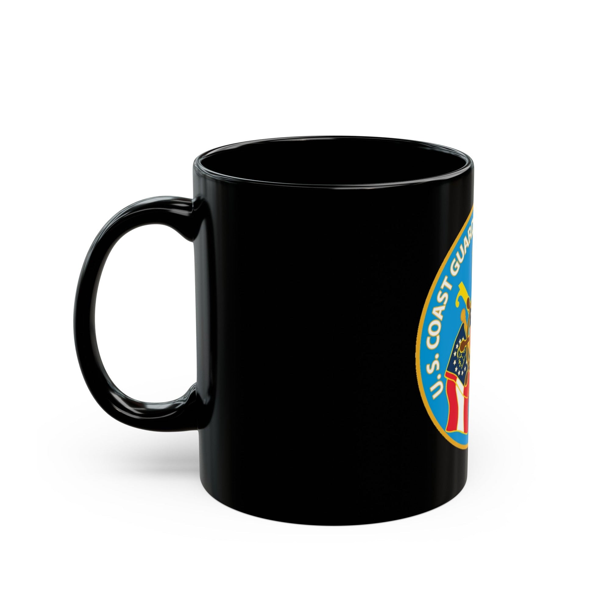 US Coast Guard Sector Charleston (U.S. Coast Guard) Black Coffee Mug-The Sticker Space