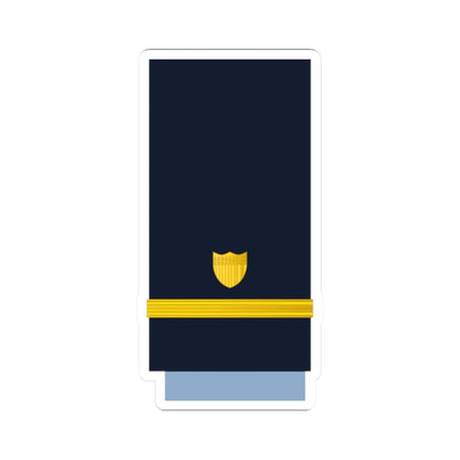 US CoastGuard O1 (United States) (Military Rank) STICKER Vinyl Kiss-Cut Decal 2 Inch White - The Sticker Space