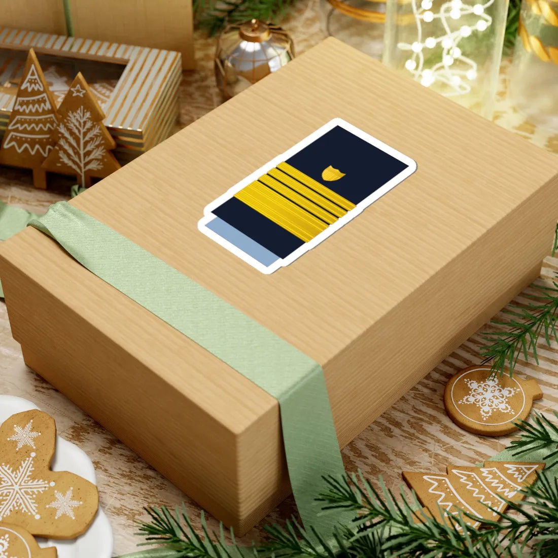 US CoastGuard O10 (United States) (Military Rank) STICKER Vinyl Kiss-Cut Decal - The Sticker Space