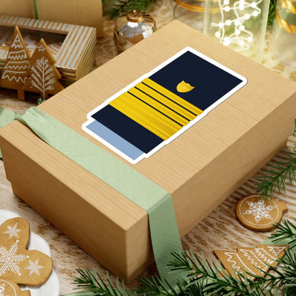 US CoastGuard O10 (United States) (Military Rank) STICKER Vinyl Kiss-Cut Decal - The Sticker Space