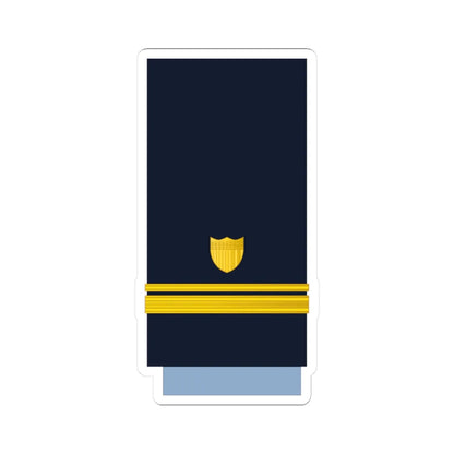 US CoastGuard O2 (United States) (Military Rank) STICKER Vinyl Kiss-Cut Decal 3 Inch White - The Sticker Space