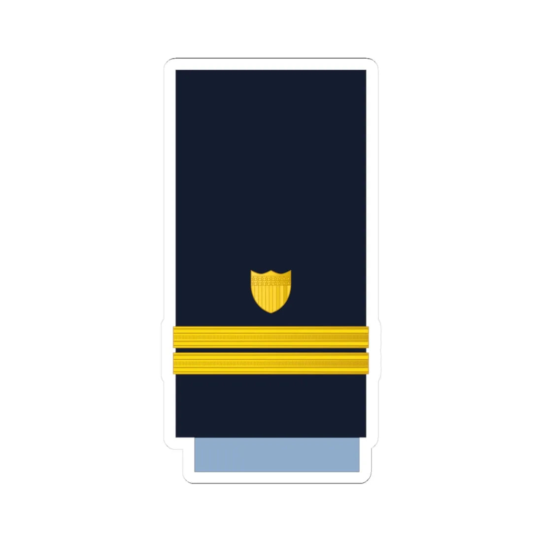 US CoastGuard O3 (United States) (Military Rank) STICKER Vinyl Kiss-Cut Decal 3 Inch White - The Sticker Space