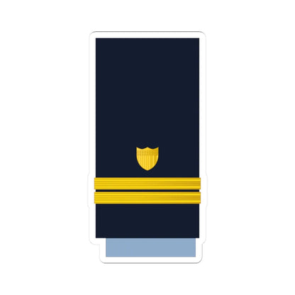 US CoastGuard O3 (United States) (Military Rank) STICKER Vinyl Kiss-Cut Decal 3 Inch White - The Sticker Space