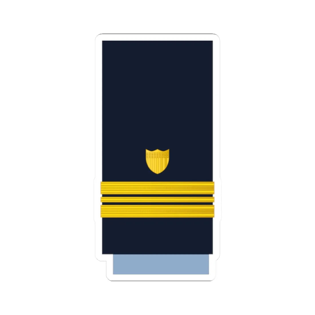 US CoastGuard O4 (United States) (Military Rank) STICKER Vinyl Kiss-Cut Decal 2 Inch White - The Sticker Space