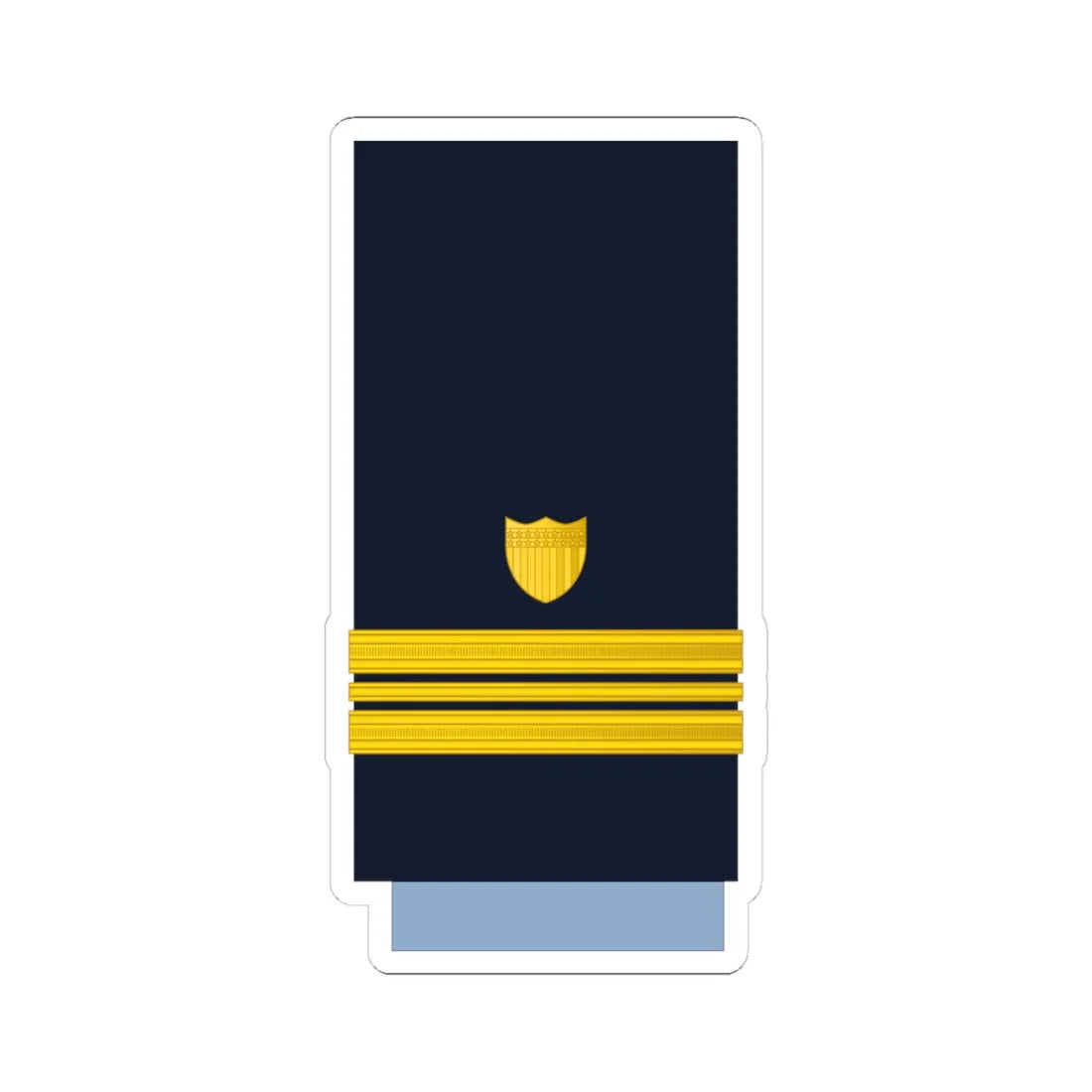 US CoastGuard O4 (United States) (Military Rank) STICKER Vinyl Kiss-Cut Decal 4 Inch White - The Sticker Space