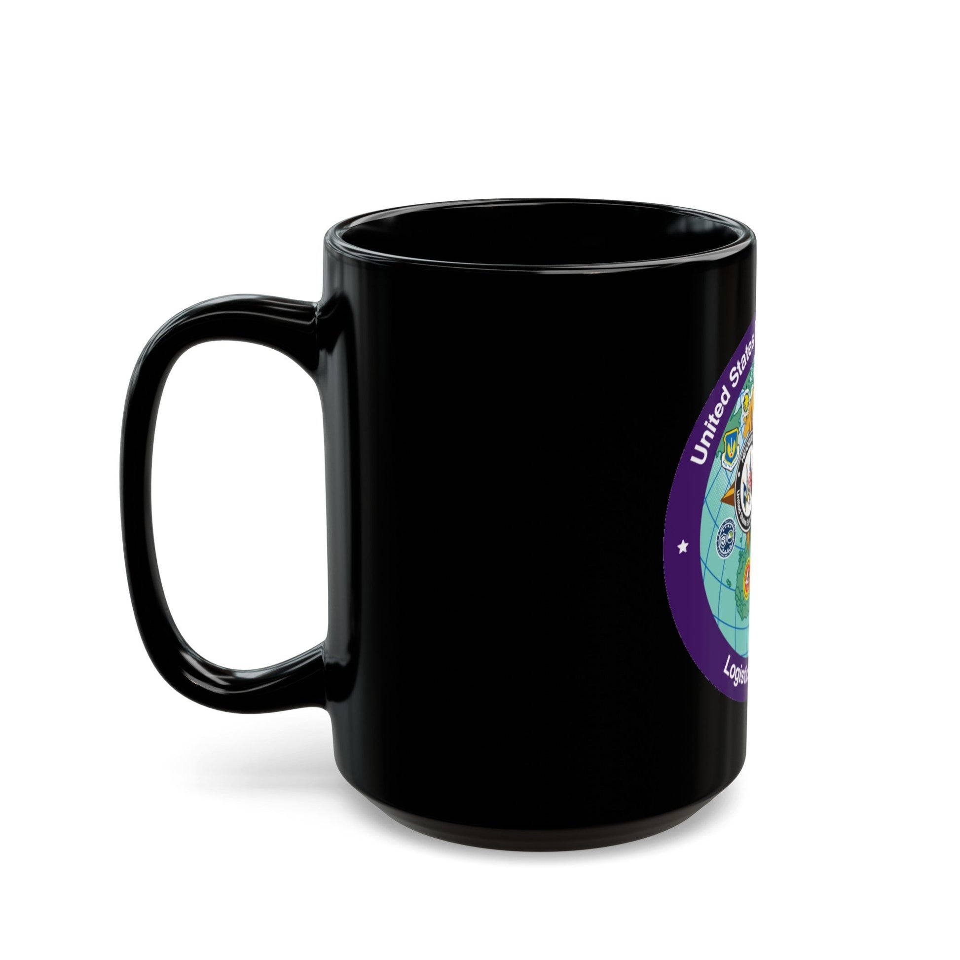 US European Command EC542 (U.S. Navy) Black Coffee Mug-The Sticker Space