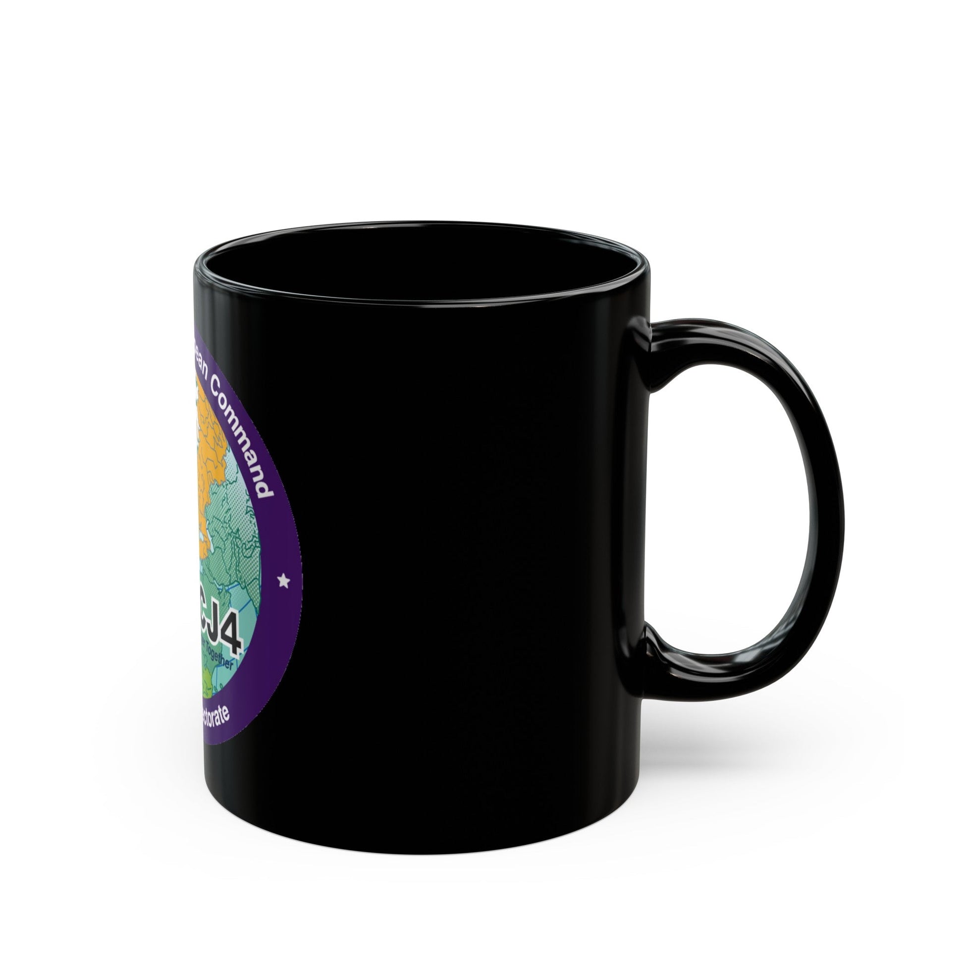 US European Command EC542 (U.S. Navy) Black Coffee Mug-The Sticker Space